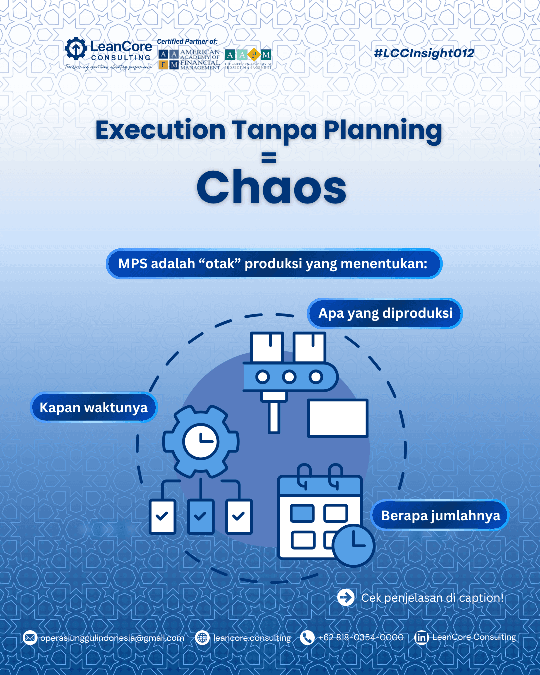 Master Production Schedule: Fondasi Perencanaan yang Sering Diabaikan