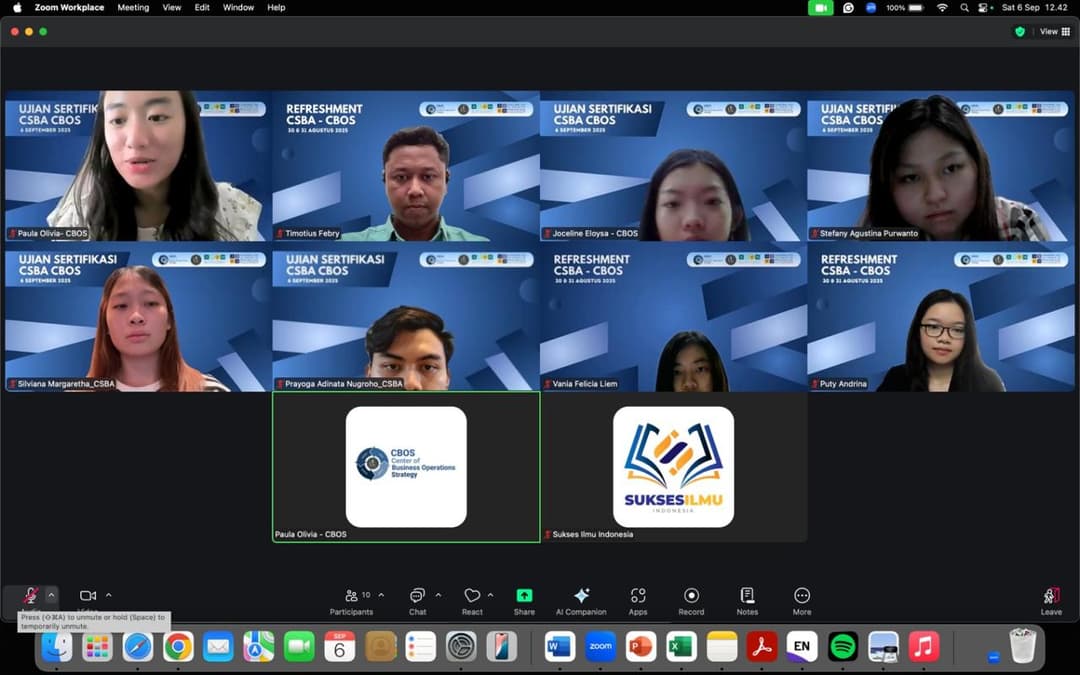 AAFM Certification Example